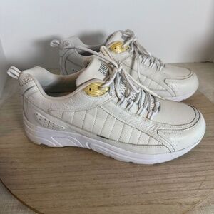 Drew Shoes Men’s White Leather Walking Shoes Comfort Wide Size 10.5W